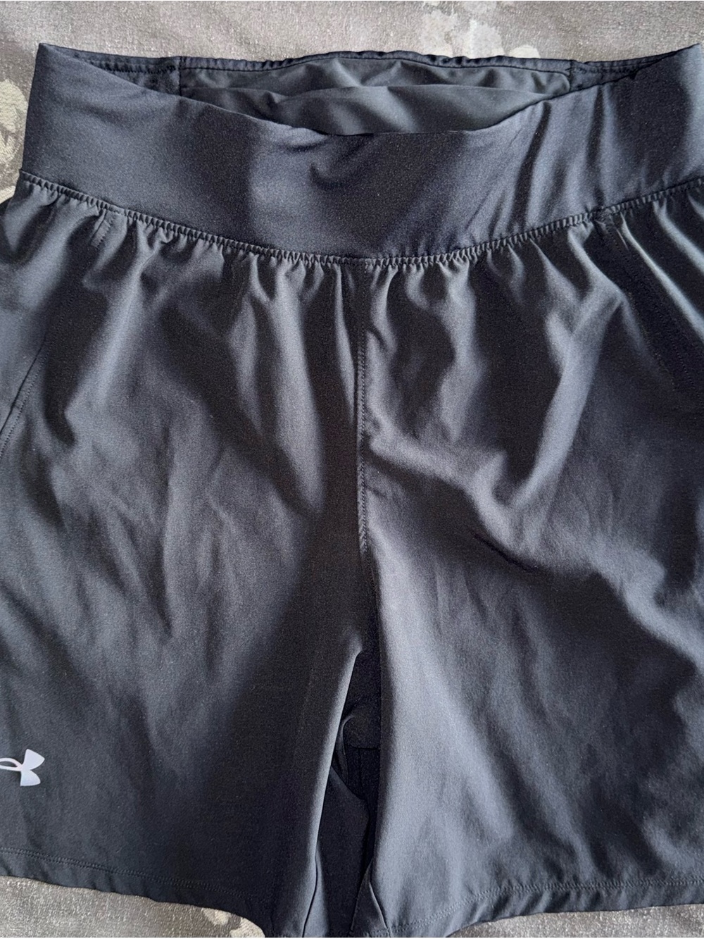 Under Armour Solid Black Performance Shorts